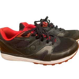 SAUCONY MASTER CONTROL BLACK MENS shoes Size 9.5